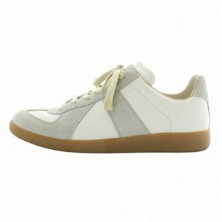 メゾンマルジェラ(Maison Margiela（旧Maison Martin Margiela）)のメゾンマルジェラ 22 レプリカ ジャーマントレーナー スニーカー 25cm 白(スニーカー)