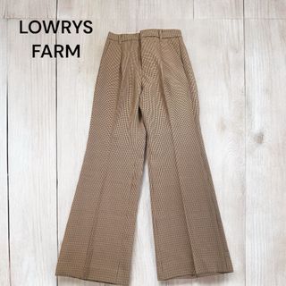 ローリーズファーム(LOWRYS FARM)の未使用LOWRYS FARM 人気デザインストレートパンツ M  (カジュアルパンツ)