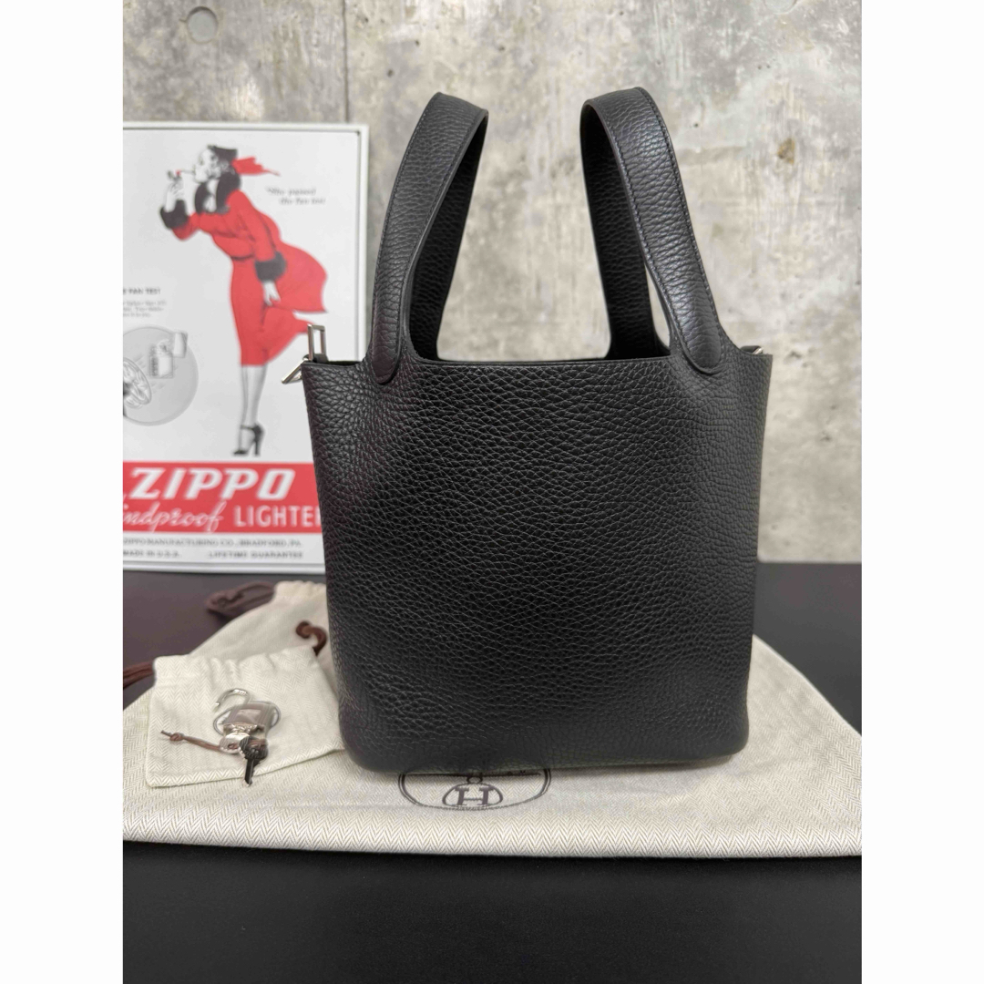 HERMES(エルメス)のエルメス　ピコタンロックPM ノワール/Sliver金具　D刻印 レディースのバッグ(ハンドバッグ)の商品写真