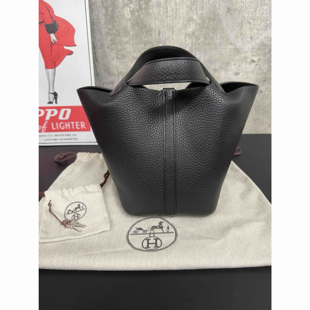 HERMES(エルメス)のエルメス　ピコタンロックPM ノワール/Sliver金具　D刻印 レディースのバッグ(ハンドバッグ)の商品写真