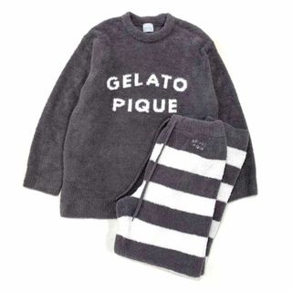 ジェラートピケ(gelato pique)の一度着用 GELATO PIQUE HOMME パウダー ロゴ ルームウェア(その他)