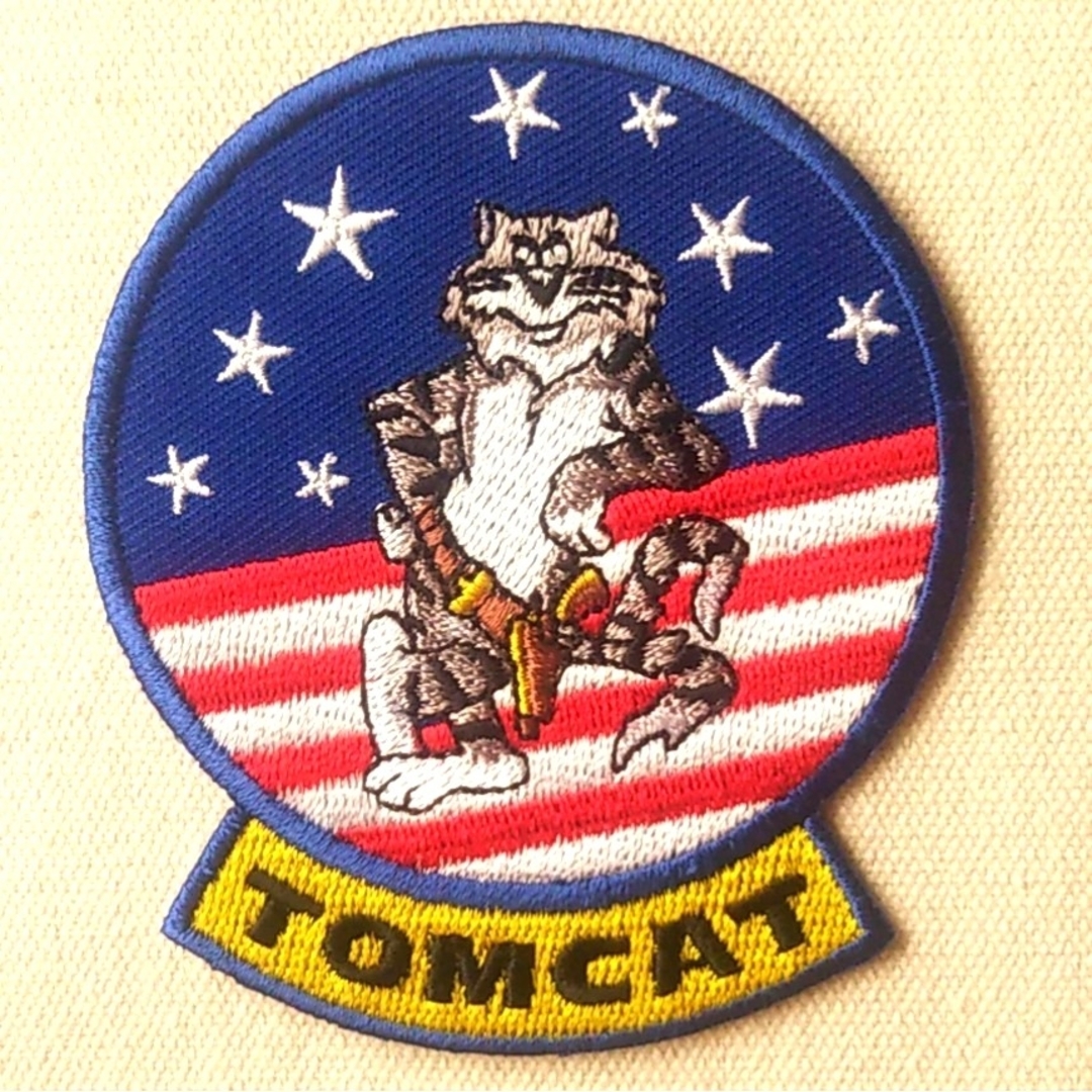 【送料込み】新品☆TOMCATのアイロンワッペン（トップガン F-14） エンタメ/ホビーのミリタリー(その他)の商品写真