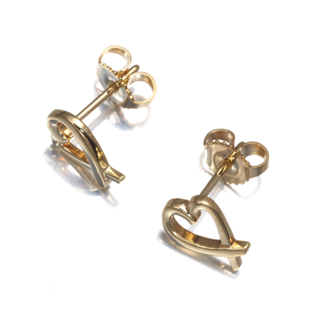 Tiffany & Co K18ラビング ハート アロー ピアス 楽天市場】Tiffany & Co. ティファニー 750 K18YG ラビング