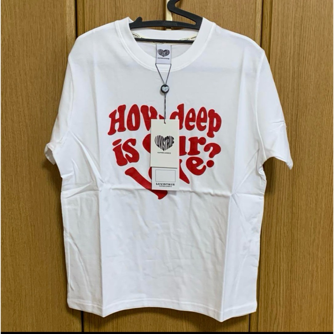 LUV IS TRUE Tシャツ 半袖 ホワイト レディースのトップス(Tシャツ(半袖/袖なし))の商品写真