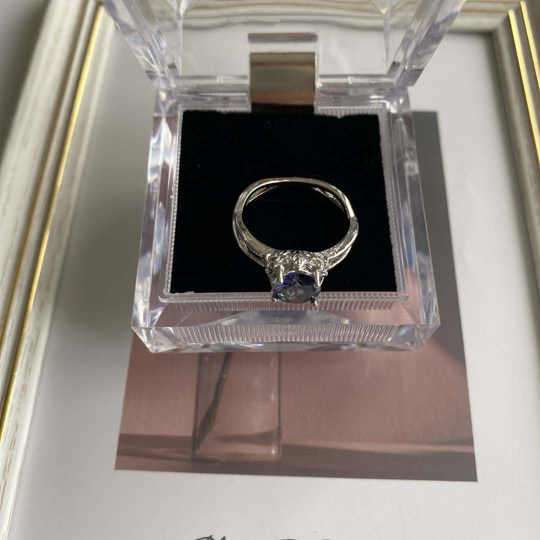 新品　キュービックジルコニア　リング12号 レディースのアクセサリー(リング(指輪))の商品写真