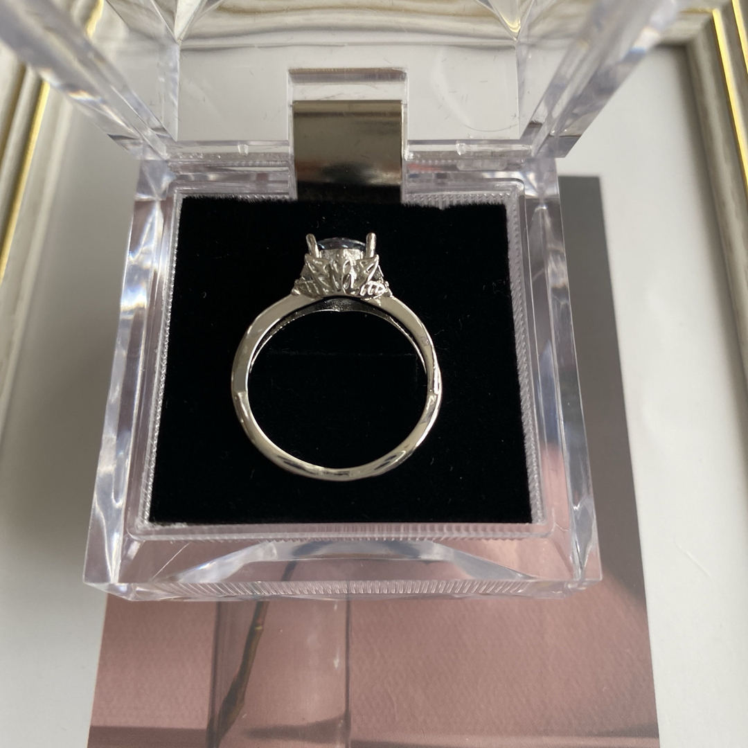 新品　キュービックジルコニア　リング12号 レディースのアクセサリー(リング(指輪))の商品写真