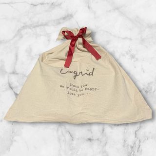 アングリッド(Ungrid)のUngrid メッセージプリント 巾着袋(トートバッグ)