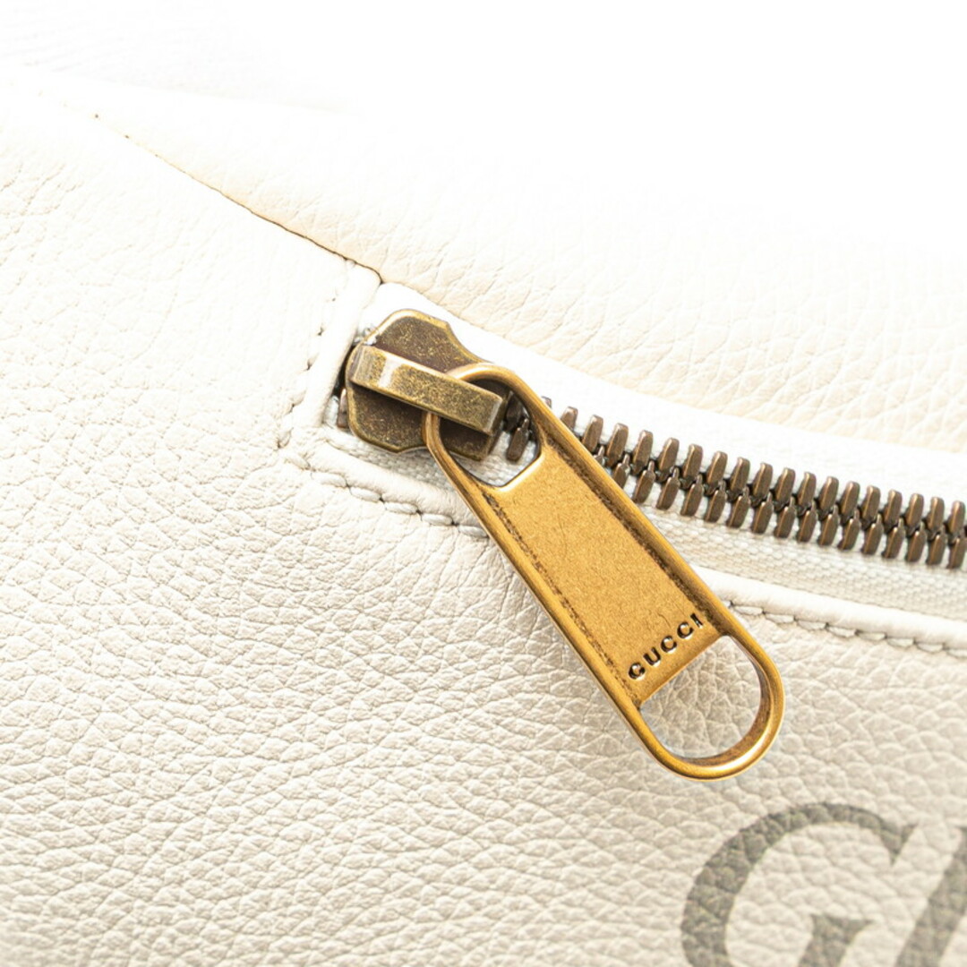 GUCCI(グッチ)の美品 グッチ ロゴプリント ウエストバッグ ボディバッグ 527792 レザー レディース GUCCI 【228-18831】 レディースのバッグ(ボディバッグ/ウエストポーチ)の商品写真