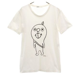 ネネット(Ne-net)の古着 Ne-net ネネット 日本製 いかりやさん プリント 半袖 Tシャツ 3 ホワイト レディース(Tシャツ(半袖/袖なし))