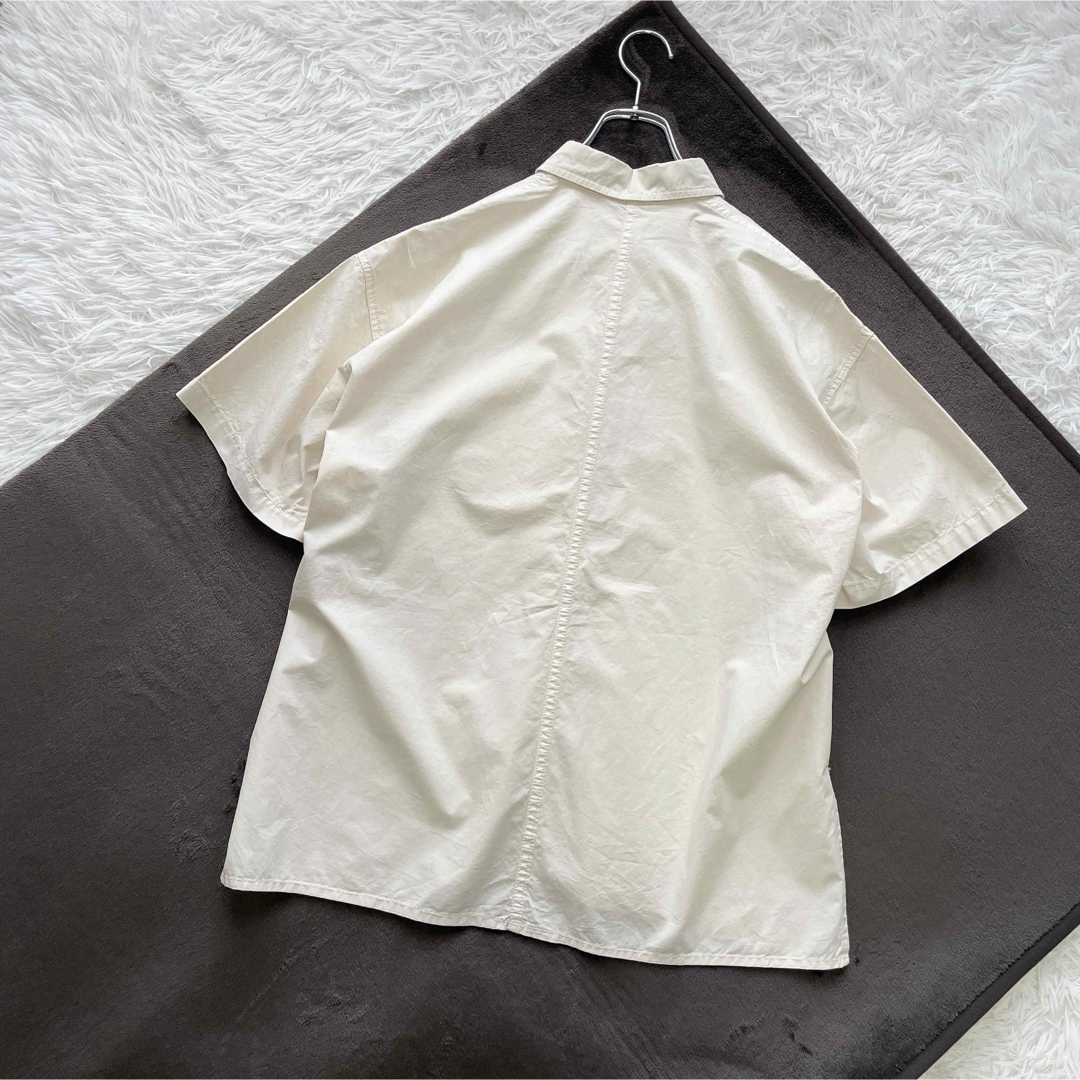 Spick & Span(スピックアンドスパン)のタグ付き未使用✨Spick and Span ガーメントダイサファリシャツ レディースのトップス(シャツ/ブラウス(長袖/七分))の商品写真
