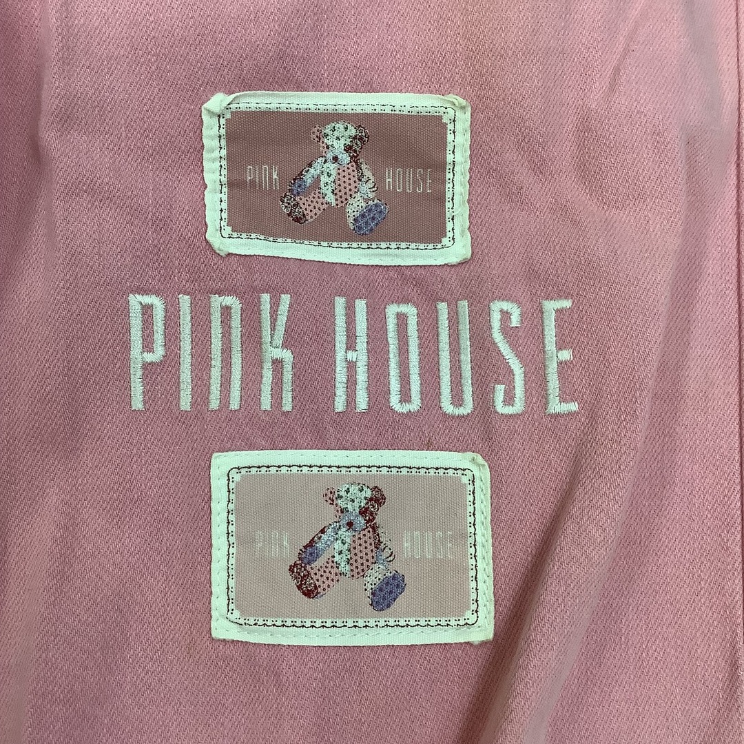 美品 ピンクハウス ワッペン ガウチョパンツ  ワイドパンツ  L PINK HOUSE - ♪♪PINK HOUSE ピンクハウス パンツ ワッペン