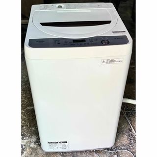 シャープ(SHARP)のSHARP シャープ ES-GE5B 5.5kg 縦型洗濯機 美品(洗濯機)