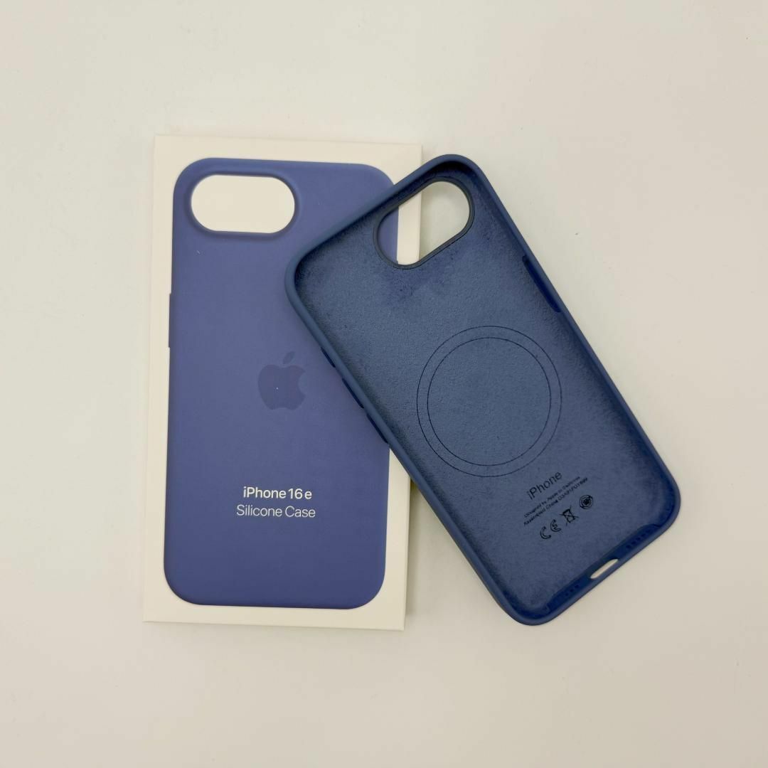 新品-純正互換品-iPhone16e 　シリコンケース-ウインターブルー　278 スマホ/家電/カメラのスマホアクセサリー(iPhoneケース)の商品写真