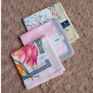 イネド(INED)の《新品未使用❗》 ブランド レディースハンカチ 3枚セット(ハンカチ)