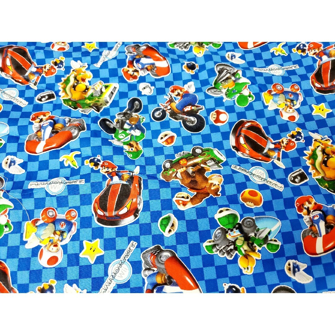 マリオカート生地　ご確認用 ハンドメイドのキッズ/ベビー(外出用品)の商品写真