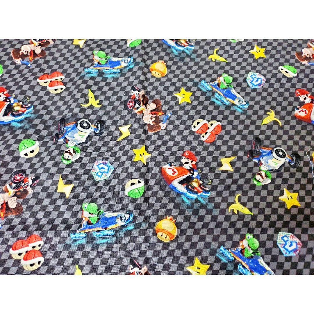 マリオカート生地　ご確認用 ハンドメイドのキッズ/ベビー(外出用品)の商品写真