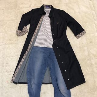 バーバリー(BURBERRY)のデニムワンピース＊バーバリーブルーレーベル(ひざ丈ワンピース)