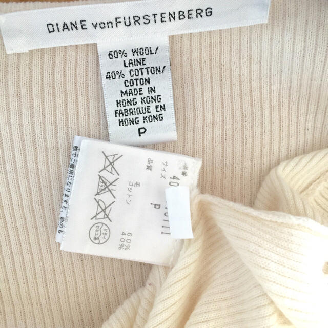 DIANE von FURSTENBERG(ダイアンフォンファステンバーグ)のダイアンフォンファステンバーグ♡リブカットソー レディースのトップス(カットソー(半袖/袖なし))の商品写真