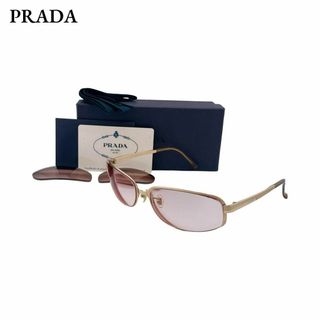 プラダ(PRADA)のプラダ SPR67G 54□17 度入り サングラス メガネ 眼鏡 ゴールド(サングラス/メガネ)
