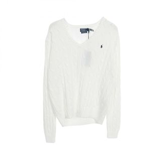 美品　ポロ　ラルフローレン　ニット　トップス　鍵編みニット　白　人気　完売 POLO RALPH LAUREN（ニット/セーター）のフリマアイテム一覧