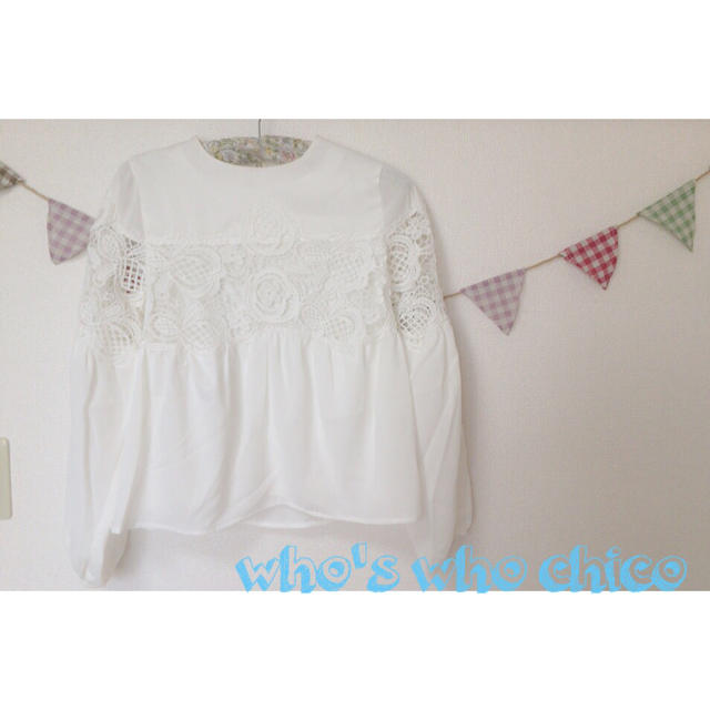 who's who Chico(フーズフーチコ)のwho's who chico 刺繍ブラウス レディースのトップス(シャツ/ブラウス(長袖/七分))の商品写真