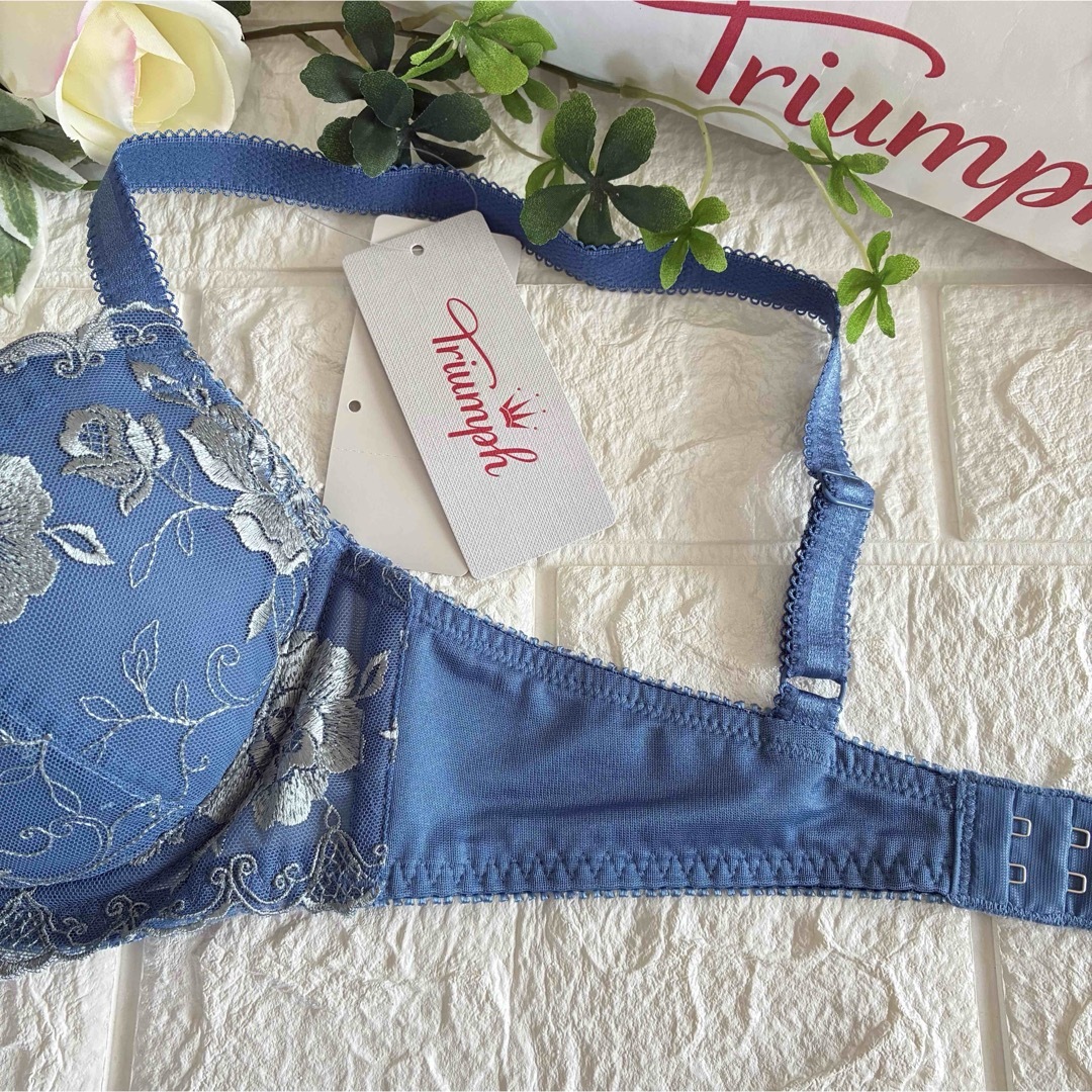 Triumph AM♡STYLEＴシャツブラ＆ショーツE75❣️ブラウン♡*゜ Triumph - Triumph AM♡STYLETシャツブラ＆ショーツE75❣️深