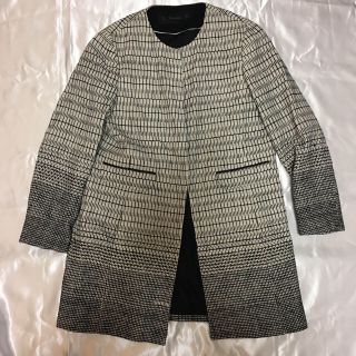 ザラ(ZARA)のZARAノーカラーコートピアス ma's様(ノーカラージャケット)