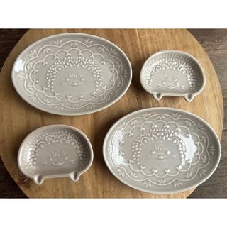 【新品】ハリネズミの食器セット(食器)