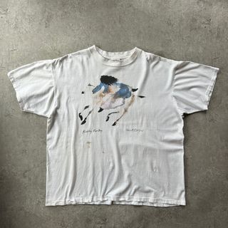 オニータ(ONEITA)の90s ONEITA キャロルグリッグ アートtシャツ USA製 ホワイト XL(Tシャツ/カットソー(半袖/袖なし))