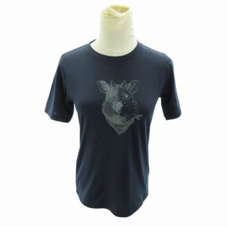 マーモット(MARMOT)のマーモット MARMOT Tシャツ カットソー プリント S 紺 ネイビー(Tシャツ(半袖/袖なし))