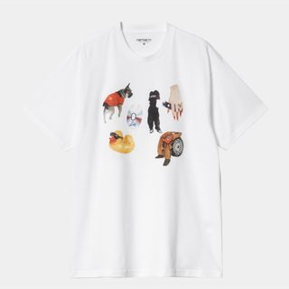 カーハートダブリューアイピー(Charhartt WIP)のカーハート　ジェイコブロチェスター　Tシャツ　白　ホワイト(Tシャツ/カットソー(半袖/袖なし))