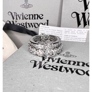 ヴィヴィアンウエストウッド(Vivienne Westwood)のヴィヴィアンウエストウッド  シルバー  コンビ  リング(リング(指輪))