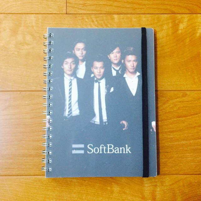 SMAP(スマップ)の美品♡SMAP リングノート 非売品 SoftBank エンタメ/ホビーのタレントグッズ(アイドルグッズ)の商品写真