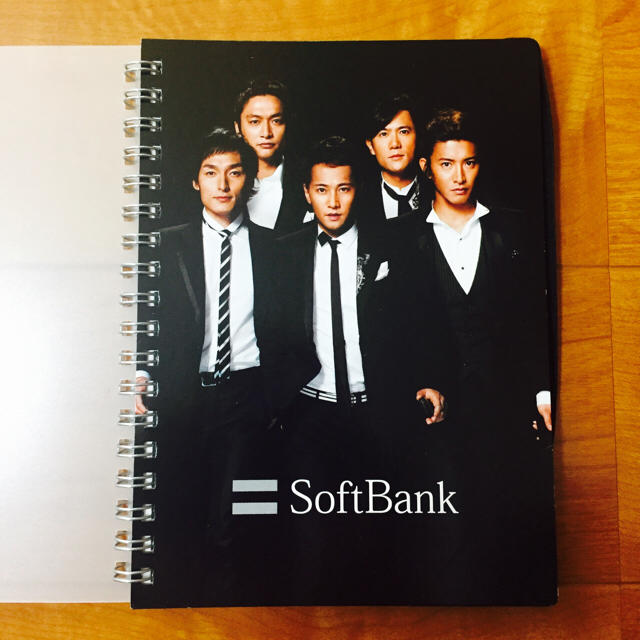 SMAP(スマップ)の美品♡SMAP リングノート 非売品 SoftBank エンタメ/ホビーのタレントグッズ(アイドルグッズ)の商品写真