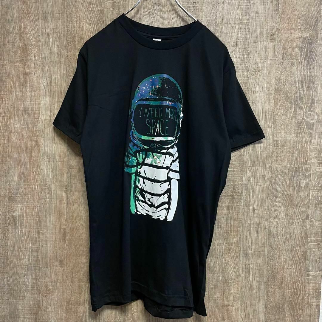 【新品】デザインTシャツ　I NEED MORE SPACE サイズM メンズのトップス(Tシャツ/カットソー(半袖/袖なし))の商品写真