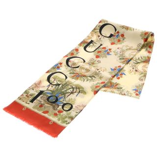 グッチ(GUCCI)のGUCCI グッチ 100周年記念 総柄 シルク スカーフ マルチ 692033 3G001(バンダナ/スカーフ)