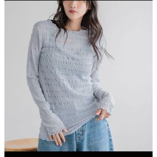 LOWRYS FARM - ローリーズファーム　シャーリングプルオーバーＬＳ 991515