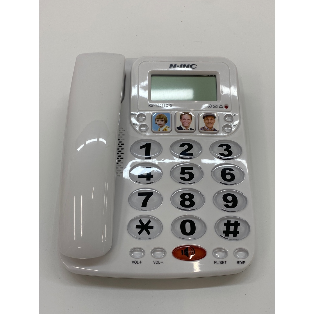 N・INC 固定電話 有線 家庭電話　kx-t2035cid スマホ/家電/カメラのスマホ/家電/カメラ その他(その他)の商品写真