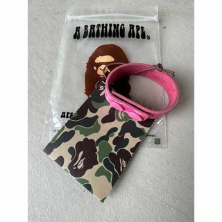 アベイシングエイプ(A BATHING APE)の《A BATHING APE》アベイシングエイプ レザーブレスレットtkb094(ブレスレット)