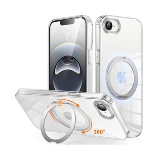 iPhone 16e 用 ケース Magsafe対応 ワイヤレス充電 360°(その他)