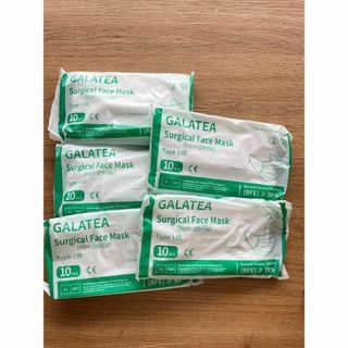★GALATEA サージカルマスク 10枚入り　5セット　50枚　使い捨てマスク(日用品/生活雑貨)