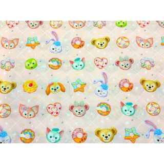 ダッフィー♥ステラルー♥リーナベル♥はぎれ♥約50✖️70♥ポリコットン(生地/糸)