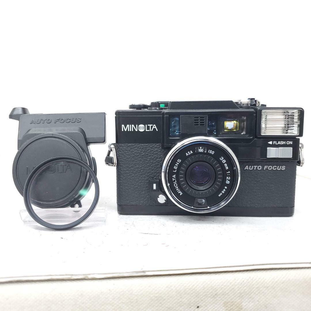 フィルムカメラ Minolta HI-MATIC AF-D F0604-12e p 動作確認済】 Minolta HI-MATIC AF-D F0604-12eの通販 by ブルー