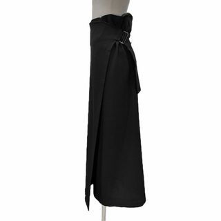ヨウジヤマモト(Yohji Yamamoto)のY's ウールベルテッドロング巻きスカート ベルト パンツ Archive 90s Yohji Yamamoto Femme ヨウジヤマモト レディース(その他)