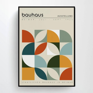 72.Bauhaus　バウハウス　北欧　幾何学　インテリア　アートポスター(その他)