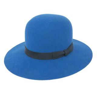 カシラ(CA4LA)のCA4LA カシラ ハット 帽子   ブラック/ブルー ウール レディース 　240001153441(ハット)