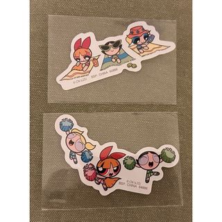 パワーパフガールズ　パワパフ　ステッカー　一番くじ