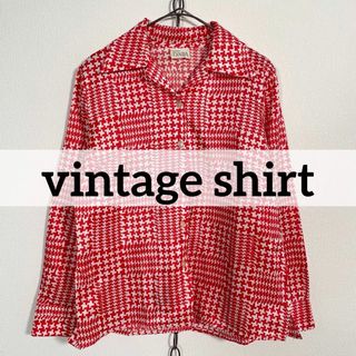 VINTAGE - Japanese Vintage 90s MODE LYNDA 開襟シャツ 総柄