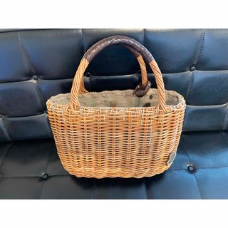 ebagos エバゴス　カゴバッグ　レザー(トートバッグ)