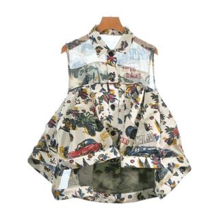 サカイ(sacai)のsacai サカイ ブラウス S 白 【古着】【中古】【送料無料】(シャツ/ブラウス(長袖/七分))